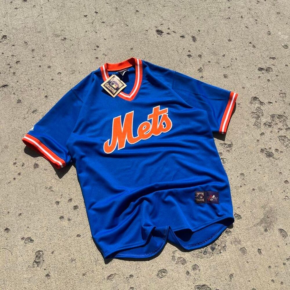 Vintage 90s Deadstock Cooperstown Collection New York Mets Baseball Jersey